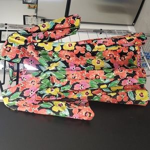 Floral puff sleeve dress